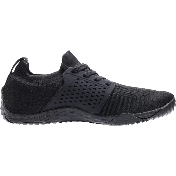 imageWHITIN Mens CrossTrainer  Barefoot amp Minimalist Shoe  Zero Drop Sole  Wide Toe Box31 Black