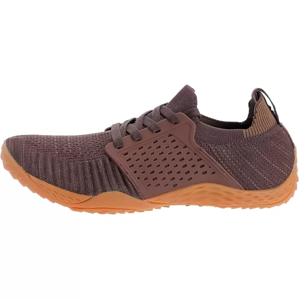 imageWHITIN Mens CrossTrainer  Barefoot amp Minimalist Shoe  Zero Drop Sole  Wide Toe Box31 BrownGum