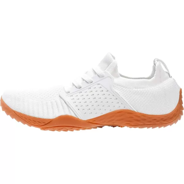 imageWHITIN Mens CrossTrainer  Barefoot amp Minimalist Shoe  Zero Drop Sole  Wide Toe Box31 WhiteGum