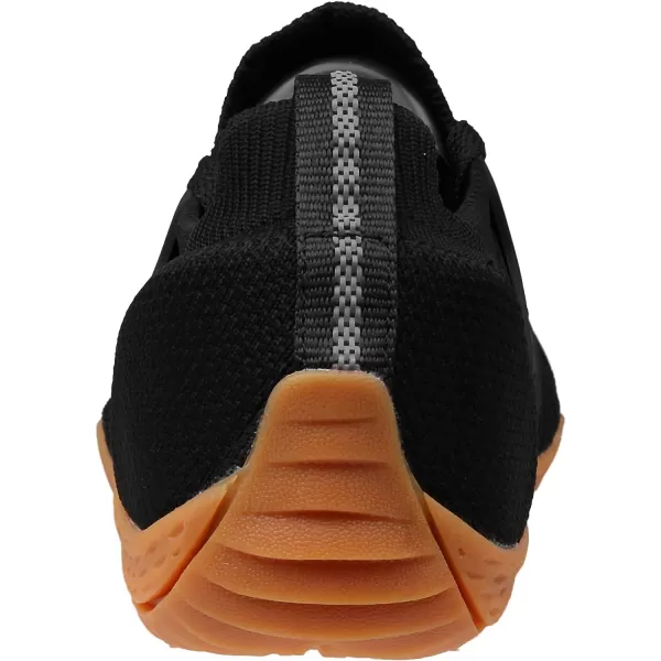 imageWHITIN Mens CrossTrainer  Barefoot amp Minimalist Shoe  Zero Drop Sole  Wide Toe BoxBlackGum