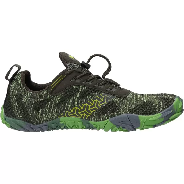 imageWHITIN Mens CrossTrainer  Barefoot amp Minimalist Shoe  Zero Drop Sole  Wide Toe BoxW20 Green