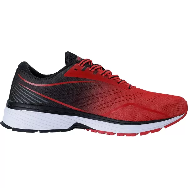 imageWHITIN Mens Max Cushioned Running Shoes  Superior Comfort Yet Remaining StabilityS57  Black Red