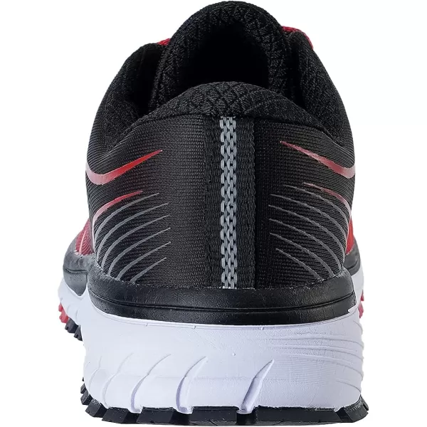 imageWHITIN Mens Max Cushioned Running Shoes  Superior Comfort Yet Remaining StabilityS57  Black Red