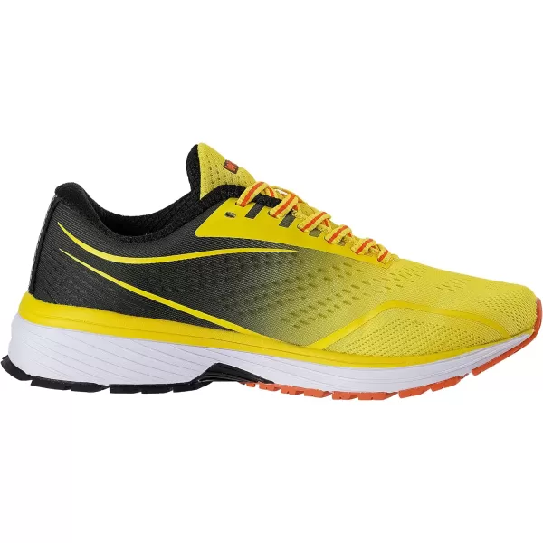 imageWHITIN Mens Max Cushioned Running Shoes  Superior Comfort Yet Remaining StabilityS57  Yellow Black