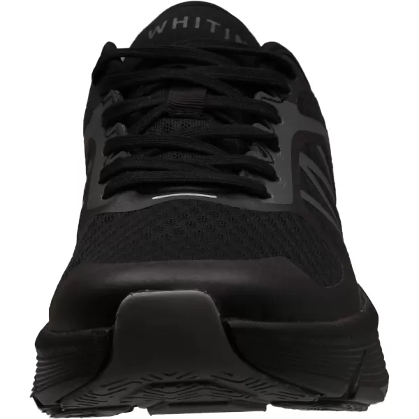 imageWHITIN Mens Max Cushioned Running Shoes  Superior Comfort Yet Remaining StabilityS6  All Black