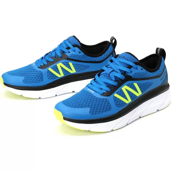 imageWHITIN Mens Max Cushioned Running Shoes  Superior Comfort Yet Remaining StabilityS6  Dark Blue