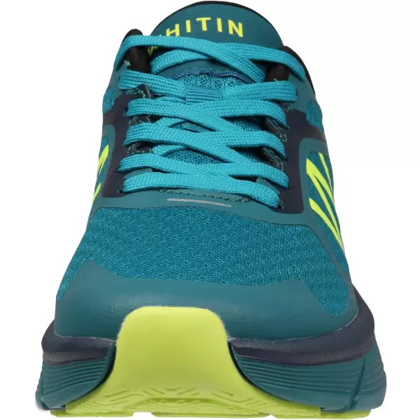 imageWHITIN Mens Max Cushioned Running Shoes  Superior Comfort Yet Remaining StabilityS6  Dark Green