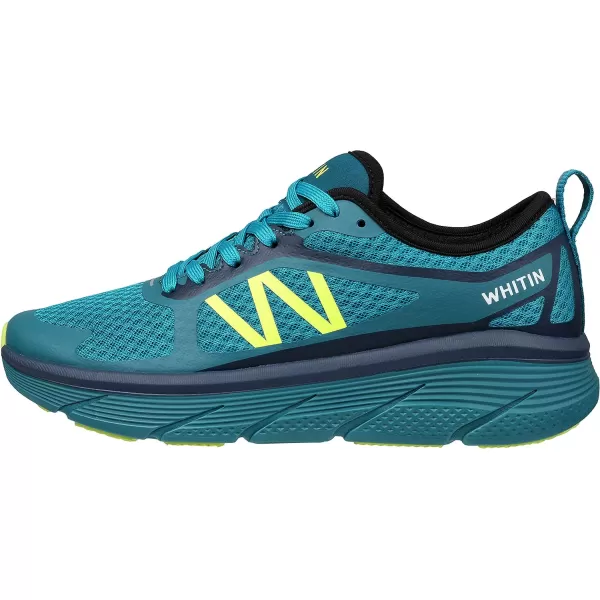 imageWHITIN Mens Max Cushioned Running Shoes  Superior Comfort Yet Remaining StabilityS6  Dark Green