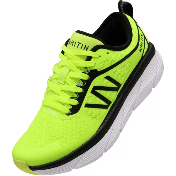 imageWHITIN Mens Max Cushioned Running Shoes  Superior Comfort Yet Remaining StabilityS6  Green