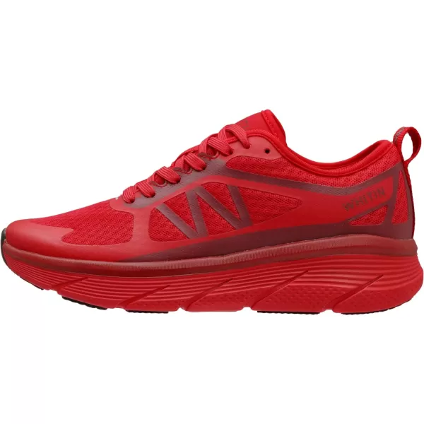 imageWHITIN Mens Max Cushioned Running Shoes  Superior Comfort Yet Remaining StabilityS6  Red