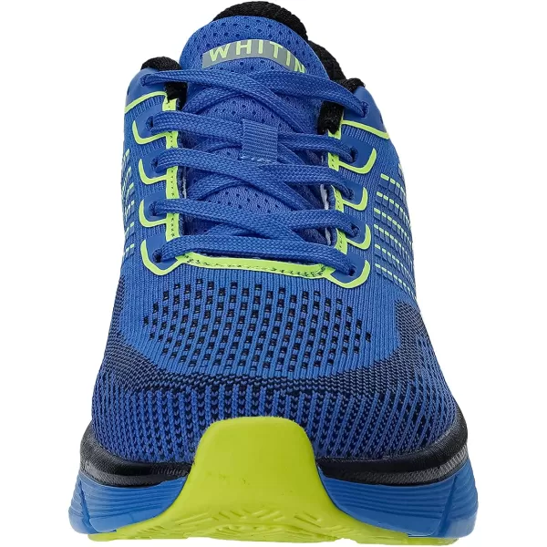 imageWHITIN Mens Max Cushioned Running Shoes  Superior Comfort Yet Remaining StabilityS62  Blue