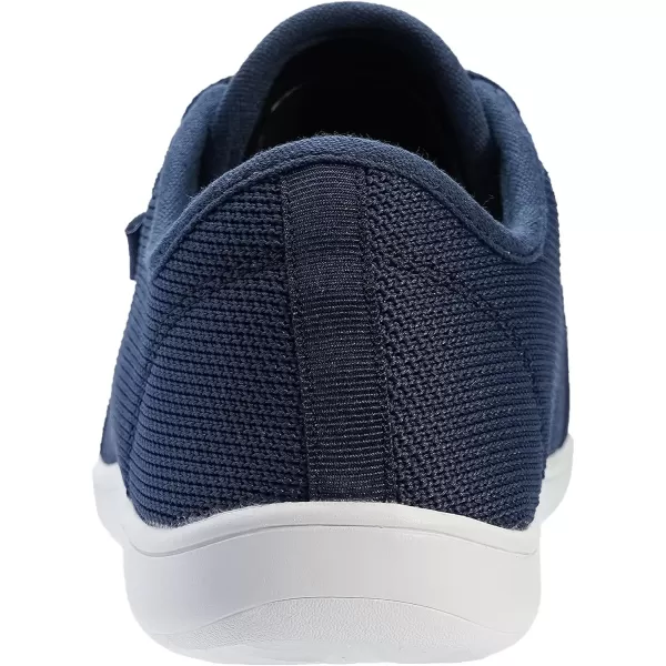 imageWHITIN Mens Minimalist Barefoot Sneakers  Wide fit  Zero Drop Sole  Upgraded FootbedDark Blue  Upgraded Insole 