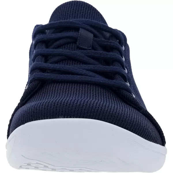 imageWHITIN Mens Minimalist Barefoot Sneakers  Wide fit  Zero Drop Sole  Upgraded FootbedW71v5  Dark Blue