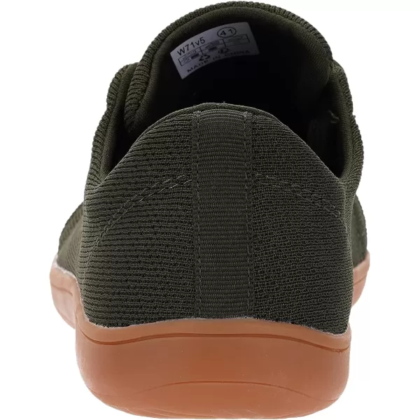 imageWHITIN Mens Minimalist Barefoot Sneakers  Wide fit  Zero Drop Sole  Upgraded FootbedW71v5  Green Gum