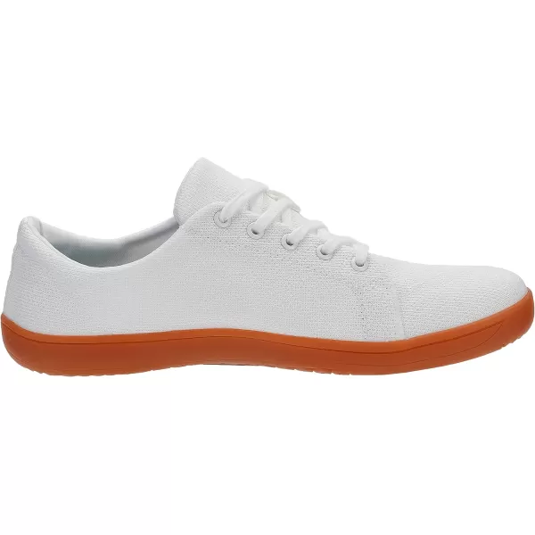 imageWHITIN Mens Minimalist Barefoot Sneakers  Wide fit  Zero Drop Sole  Upgraded FootbedW71v5  White Gum