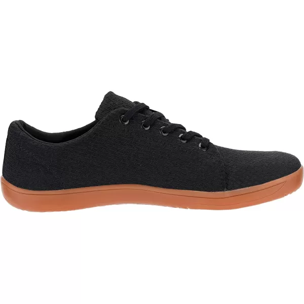 imageWHITIN Mens Minimalist Barefoot Sneakers  Wide fit  Zero Drop Sole  Upgraded FootbedW71v6  Black Gum