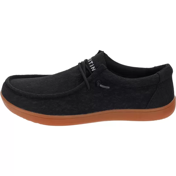 imageWHITIN Mens Minimalist Barefoot Sneakers  Wide fit  Zero Drop Sole  Upgraded FootbedW86  Black Gum
