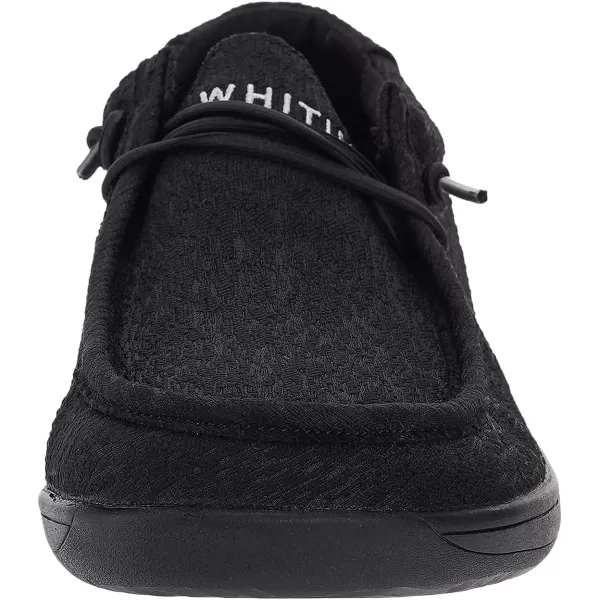 imageWHITIN Mens Minimalist Barefoot Sneakers  Wide fit  Zero Drop Sole  Upgraded FootbedW86  Carbon Black