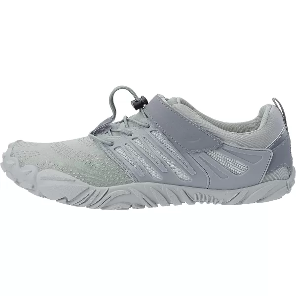 imageWHITIN Mens Minimalist Trail Runner  Wide Toe Box  Barefoot Inspired1 All Grey