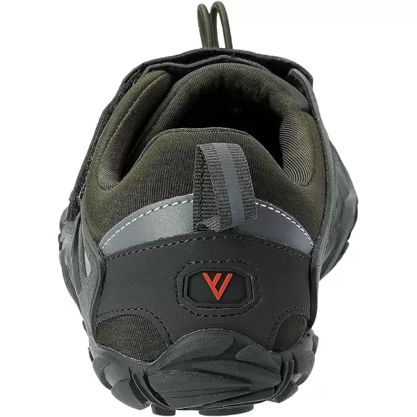 imageWHITIN Mens Minimalist Trail Runner  Wide Toe Box  Barefoot Inspired1 Army Green