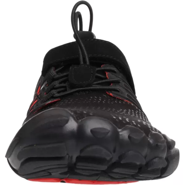 imageWHITIN Mens Minimalist Trail Runner  Wide Toe Box  Barefoot Inspired1 Black Red
