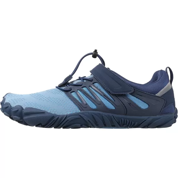 imageWHITIN Mens Minimalist Trail Runner  Wide Toe Box  Barefoot Inspired1 Blue
