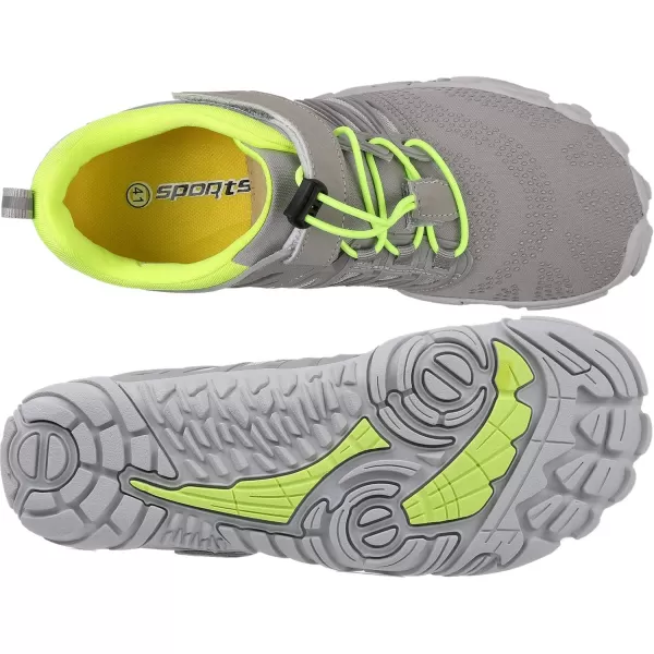 imageWHITIN Mens Minimalist Trail Runner  Wide Toe Box  Barefoot Inspired1 Grey