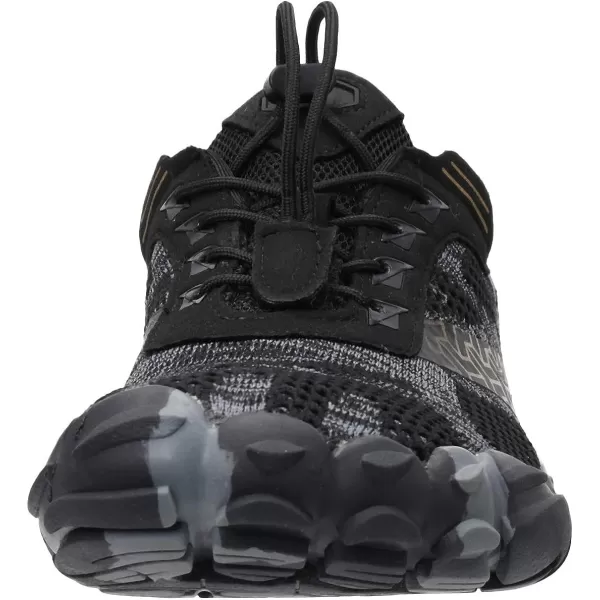 imageWHITIN Mens Minimalist Trail Runner  Wide Toe Box  Barefoot Inspired2 Black
