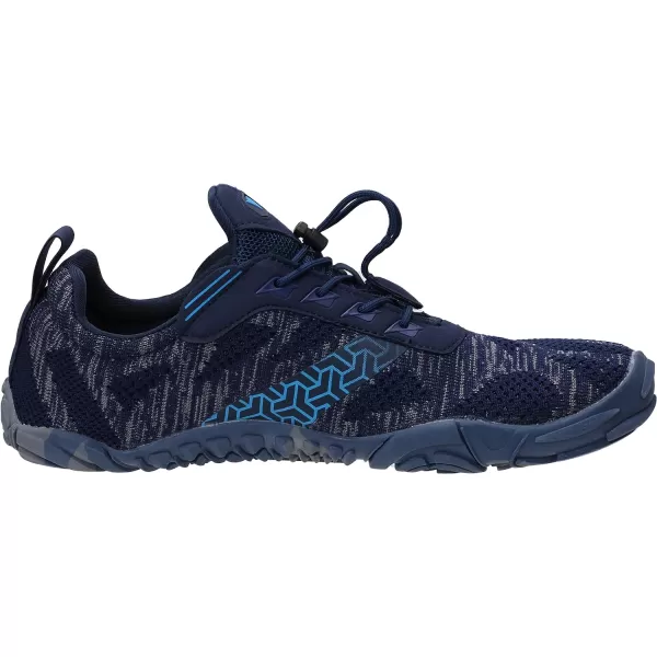 imageWHITIN Mens Minimalist Trail Runner  Wide Toe Box  Barefoot Inspired2 Camo Blue