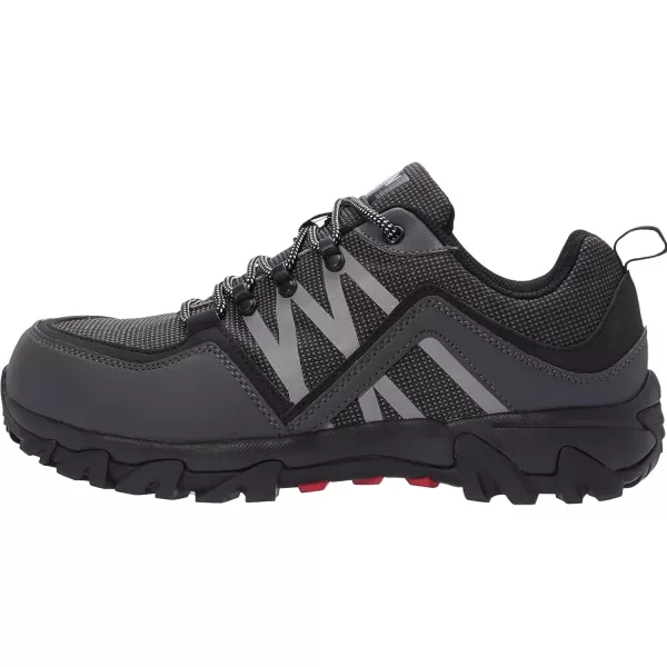 imageWHITIN Mens Steel Toe Slip Resistant Puncture Proof Construction Safety Work ShoesGrey
