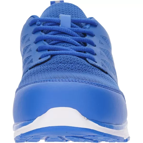 imageWHITIN Mens Steel Toe Slip Resistant Puncture Proof Construction Safety Work ShoesMesh Blue