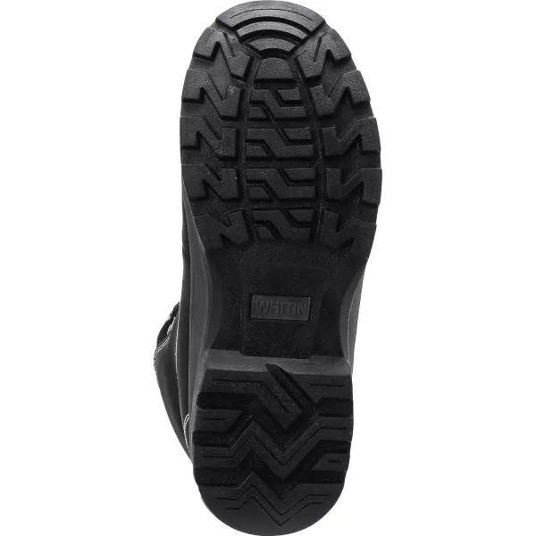 imageWHITIN Mens Waterproof ColdWeather BootsBlack Nubuck