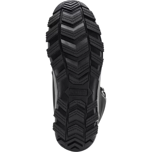 imageWHITIN Mens Waterproof ColdWeather BootsBlack Nubuck