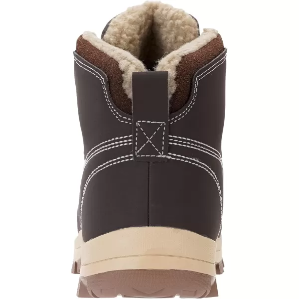 imageWHITIN Mens Waterproof ColdWeather BootsDark Brown Nubuck