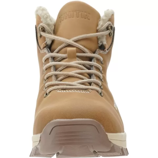 imageWHITIN Mens Waterproof ColdWeather BootsRusset Nubuck