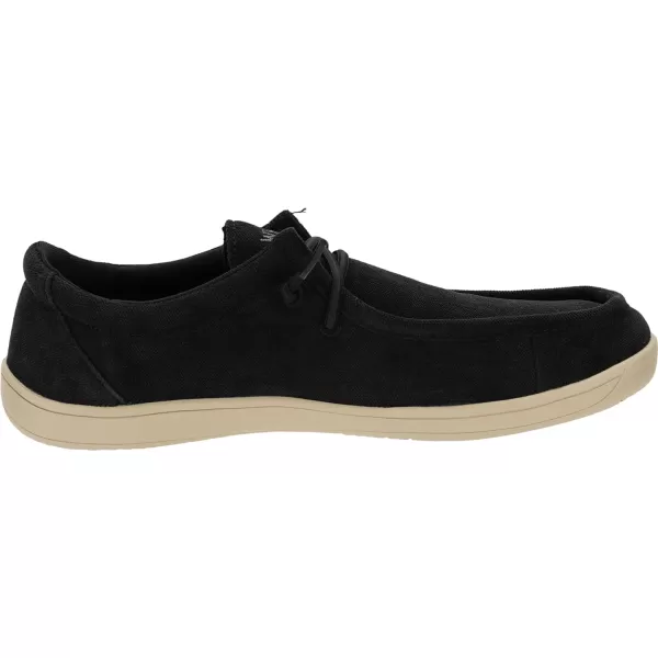 imageWHITIN Mens Wide Barefoot Slipon Loafers  Zero Drop Sole  Minimalist Casual LifestyleW861 Black Beige
