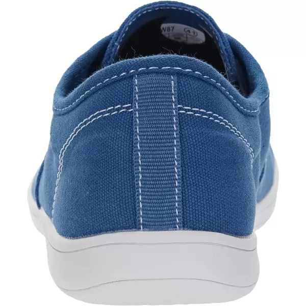 imageWHITIN Mens Wide Canvas Barefoot Sneakers  Zero Drop Sole  Minimalist FootwearW87  Blue