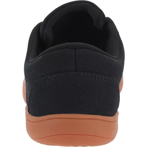 imageWHITIN Mens Wide Canvas Barefoot amp Minimalist Shoes  Zero Drop Sneaker  Natural FeelW891  BlackGum