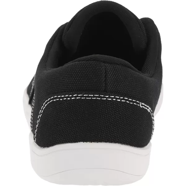imageWHITIN Mens Wide Canvas Barefoot amp Minimalist Shoes  Zero Drop Sneaker  Natural FeelW891  BlackWhite