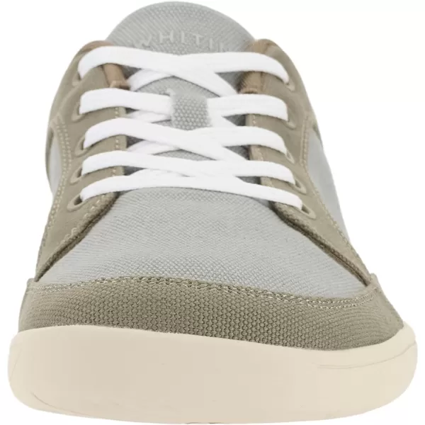 imageWHITIN Mens Wide Canvas Barefoot amp Minimalist Shoes  Zero Drop Sneaker  Natural FeelW891  Pea Green