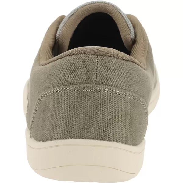 imageWHITIN Mens Wide Canvas Barefoot amp Minimalist Shoes  Zero Drop Sneaker  Natural FeelW891  Pea Green