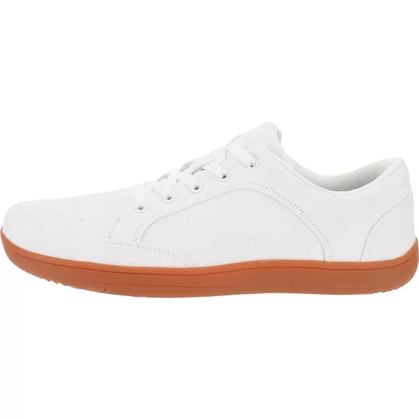 imageWHITIN Mens Wide Canvas Barefoot amp Minimalist Shoes  Zero Drop Sneaker  Natural FeelW891  White
