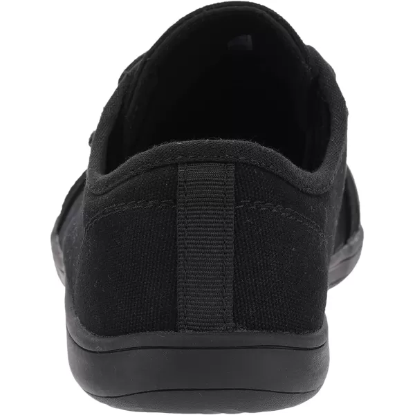 imageWHITIN Mens Wide Canvas Minimalist Barefoot Sneakers  Zero Drop Sole  Ultimate Toe FreedomW81v2 All Black  Canvas 