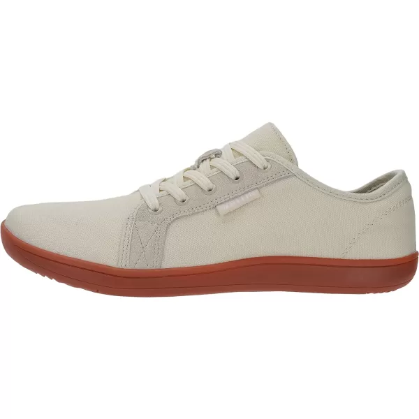 imageWHITIN Mens Wide Canvas Minimalist Barefoot Sneakers  Zero Drop Sole  Ultimate Toe FreedomW81v2 Beige Gum  Canvas 