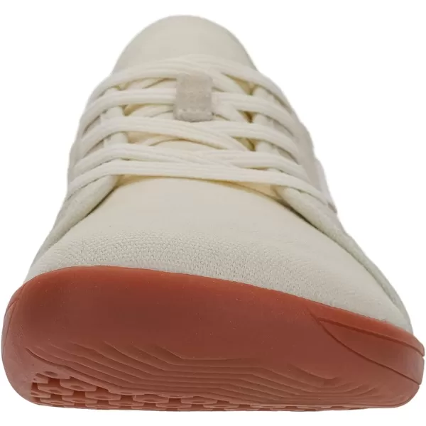imageWHITIN Mens Wide Canvas Minimalist Barefoot Sneakers  Zero Drop Sole  Ultimate Toe FreedomW81v2 Beige Gum  Canvas 