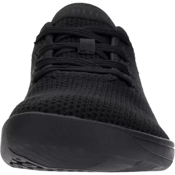 imageWHITIN Mens Wide Casual Barefoot Sneakers  Zero Drop Sole  Minimalist StyleW88  All Black