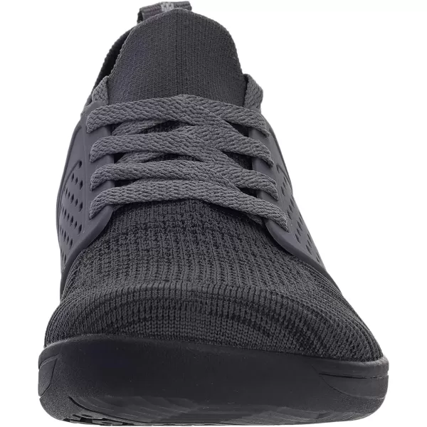 imageWHITIN Mens Wide Minimalist Barefoot Sneakers  Zero Drop  Midfoot StabilityW85 Cool Grey