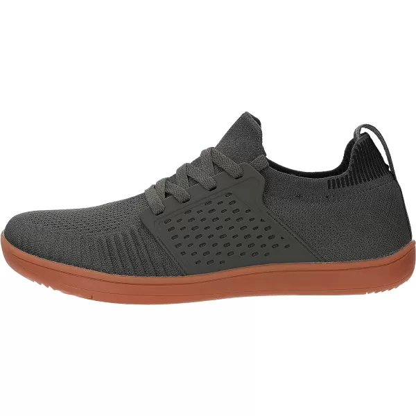 imageWHITIN Mens Wide Minimalist Barefoot Sneakers  Zero Drop  Midfoot StabilityW85 Green Gum