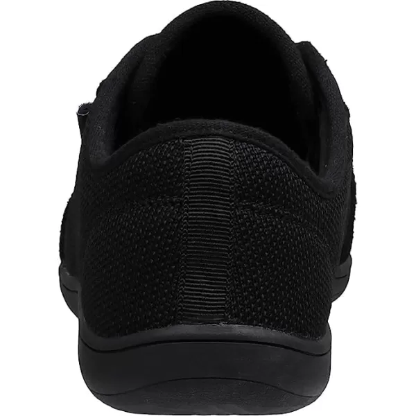 imageWHITIN Mens Wide Minimalist Barefoot Sneakers  Zero Drop Sole  Optimal RelaxationAll Black