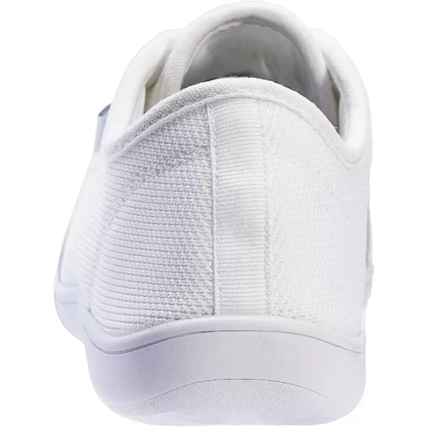 imageWHITIN Mens Wide Minimalist Barefoot Sneakers  Zero Drop Sole  Optimal RelaxationW81 All White